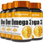 Kit 4 Ômega 3 Óleo De Peixe 1000Mg Com 60 Cápsulas Fitoprime