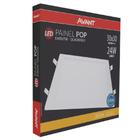 Kit 4 Painéis Plafon Avant Led Embutir 22x22 Luz Neutra 3000k