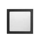 Kit 4 Painel LED 12W LYS Quadrado Embutir Preto - TASCHIBRA