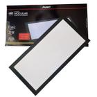 Kit 4 Painel Plafon Preto Retangular Embutir 30x60cm 25w Branco Neutro 4000K