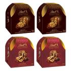 kit 4 Panettone Trufado / Duplo Chocolate Leite Lindt 500g