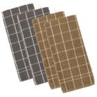 Kit 4 panos de prato teka chef premium atoalhado 100% algodão 45 x 70cm