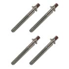 Kit 4 Parafuso Afinação De Bateria 45Mm X 6Mm