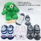 Kit 4 pares de meia infantil modelo sapatilha com antiderrapante para crianças de 4 á 6 anos menino ótima qualidade