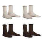 Kit 4 Pares de Meias Lupo Masculina Sem Punho 01275-104