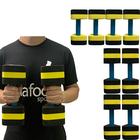 Kit 4 Pares Halteres Hidroginástica em EVA P 1-2kg e M 2-3kg Preto/Amarelo Dafoca Sports