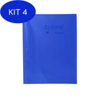 Kit 4 Pasta Catálogo A4 Yes 30 Envelopes Bd30As Clear Azul