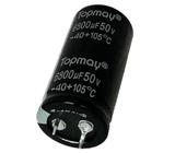 Kit 4 pçs - capacitor eletrolitico 6800x50v - 6800uf x 50v