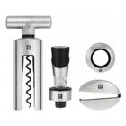 Kit 4 Peças Saca Rolhas Abridor de Vinho, Funil, Corta Cápsulas e Anel Corta Gotas Sommelier Collection Zwilling J.A. Henckels