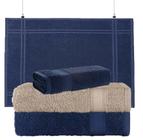 Kit 4 Peças Toalhas Linea 2 Banho+1 Rosto+1 Piso - Karsten