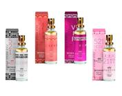 Kit 4 Perfume Feminino Amakha Paris 521 Woman Sexy Vip Rose