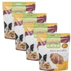 Kit 4 Petisco Cachorro Orelha Suina Snacks Puresnacks