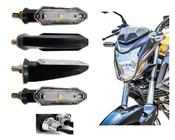 Kit 4 Piscas Led Seta Honda Cb Twister 250 2020 Fan Titan Xre De Rosca 10mm Universal - SPI