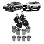 Kit 4 Pivô S10 Blazer 2007 2008 2009 8 Bucha Bandeja Balança