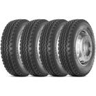 Kit 4 Pneu Durable Aro 22.5 295/80r22.5 152/148M 18PR TT DR877 Liso Misto