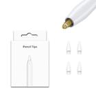 Kit 4 pontas para Apple Pencil 1ª e 2ª Geração Ponta Extra de Reposição Substituição Compatível