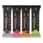 Kit 4 Radiance Joy Essential Nutrition: Chocolate, Chocolate Branco e Berries, Golden Milk, Mystic Lemon