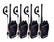 Kit 4 Radio Comunicador Walk Talk 16 Canais Profissional Baofeng 777s Com Fones