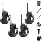 Kit 4 Rádios Comunicador Walkie Talkie Baofeng Bf 777S