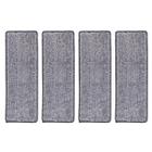 Kit 4 Refil de Microfibra para Mop Flat 360 Giratório lavável