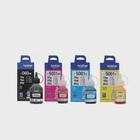 Kit 4 Refil de Tinta Brother 01 black ,01 cyan, 01 magenta ,01 yellow - Btd60bk Bt5001 DcpT310