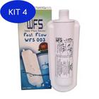 Kit 4 Refil Purificador Fast Flow Wfs para Latina 3 Estágios