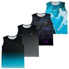 Kit 4 Regata Camisa Masculina Academia Exercicios Beach tennis Musculacao Corrida funcional - Efect