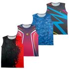 Kit 4 Regata Camiseta Cavada Masculina Academia Dry Fitness Protecao UV Secagem rapida Musculacao Tr - Efect