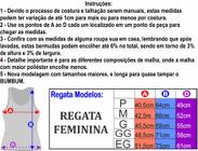 Kit 4 Regata Feminina Recorte Nadador MXD Conceito Casual Fitness Cores Diversas