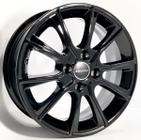 Kit 4 Rodas Aro 15 4x108 Ford Ka Eco Fiesta Black Scorro S220