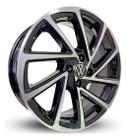 Kit 4 Rodas Aro 15x6 4x100 R- Seven Preta Diamantada S275