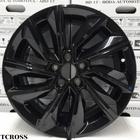 Kit 4 rodas aro 16x6,0 original vw tcross 2023 5x100 black