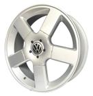 Kit 4 Rodas Aro 17x6 Vw Gol Gti /Tsi G3 4x100 Prata BRW 1530