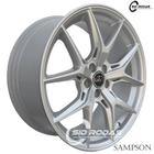 Kit 4 Rodas Aro 18x8 BBS Sampson 5x105 Prata B.A.R