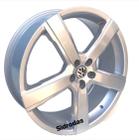 kit 4 Rodas Aro 20x7,5 Vw volvo 5x100 Prata BRW 1600