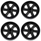 Kit 4 Rodas Para Carrinho Multiuso Motor Popa barco wheel