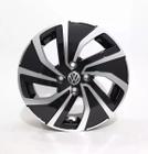 Kit 4 Rodas VW Gol Up Voyage Aro 15 4x100 S44 Preto diamantado