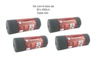 Kit 4 Rolos Forro Para Gavetas Armário Closet Antiderrapante Rolo De 30x450cm