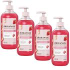 Kit 4 Sabonete Gel Morango Delicada e Fascinante 500 ml Hidramais