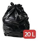 Kit 4 Saco De Lixo 20l Litros Preto Forte - 400 Unidades