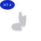 Kit 4 Separador Protetor Gel Para Dedos Anti Calo Formato