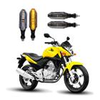 KIT 4 Seta Esportiva Pisca de Led Modelo P26 Para Moto CB 300R 2010 2011 2012 2013 2014 2015 - Stallion