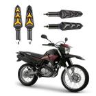 KIT 4 Seta Sequencial Pisca de Led Universal Estrela Modelo P09S Moto XTZ 250 Ano 2004 2005 2006 2007 2008 2009