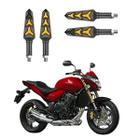 KIT 4 Seta Sequencial Pisca de Led Universal Modelo P09S Estrela Moto CB 650F Ano 2016 2017 2018201920202021