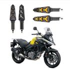 KIT 4 Seta Sequencial Pisca de Led Universal Modelo P09S Estrela Moto SUZUKI DL 1000 V 2004 2005 2006 2007 2008 2009