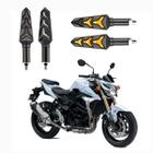 KIT 4 Seta Sequencial Pisca de Led Universal Modelo P09S Estrela Moto SUZUKI GSR 750 Ano 2004 2005 2006 2007 2008 2009