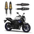 KIT 4 Seta Sequencial Pisca de Led Universal Modelo P09S Estrela Moto XJ6 N Ano 2004 2005 2006 2007 2008 2009