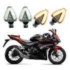 KIT 4 Setas Esportiva Pisca de Led Modelo P07 para Moto Honda CBR 500R 2010 2011 2012 2013 2014 2015