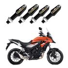 KIT 4 Setas Esportiva Pisca de Led Modelo P29 Para Moto Honda CB 500X 2010 2011 2012 2013 2014 2015 - Stallion