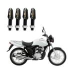 KIT 4 Setas Esportiva Pisca de Led Modelo P29 Para Moto Honda CG 125 CARGO 2010 2011 2012 2013 2014 2015 - Stallion